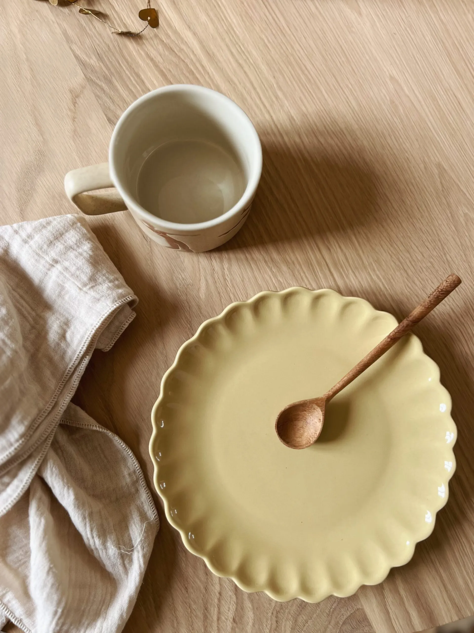 Sélection M Assiette à dessert fleur Outlet