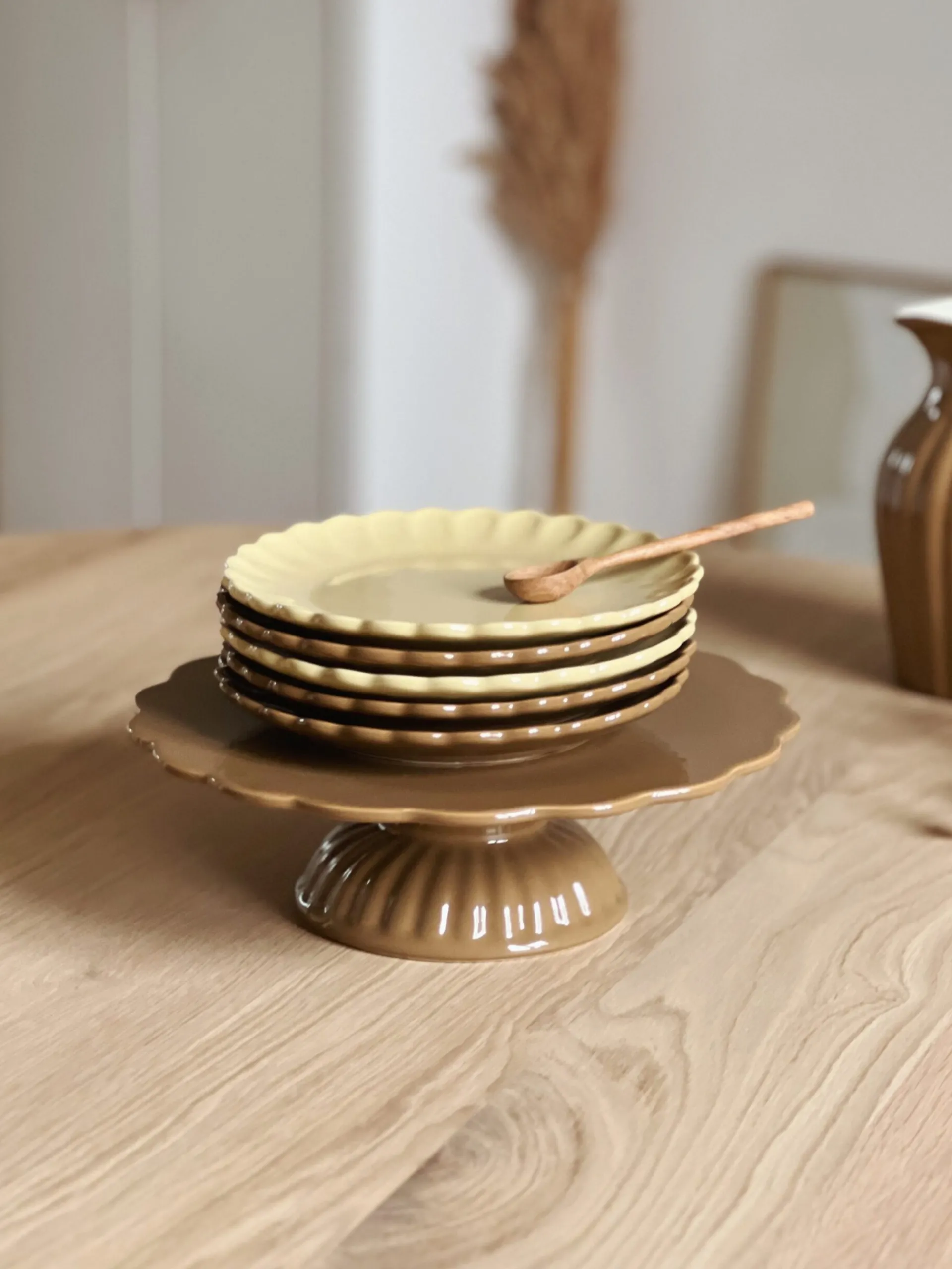 Sélection M Assiette à dessert fleur Outlet