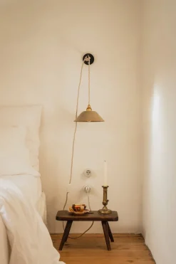 Sélection M Baladeuse Lisette en grès chamotté ivoire et vert de gris Discount