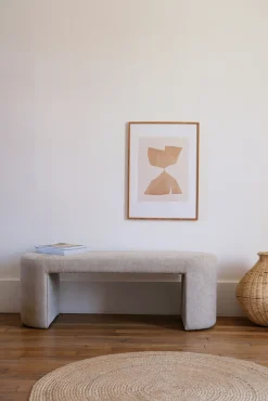 Sélection M Banc d’entrée en tissu Sale