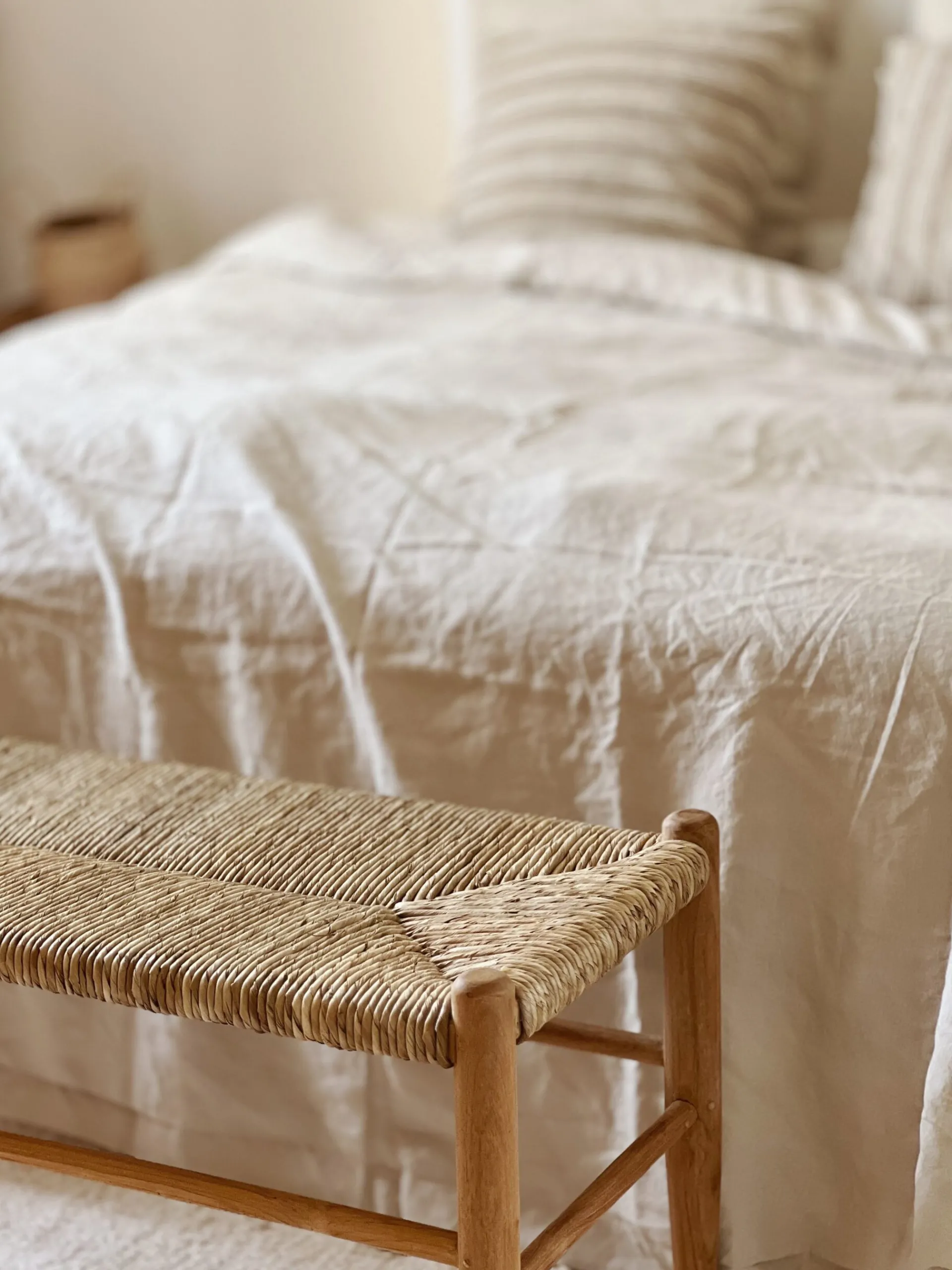 Sélection M Banc en teck et rotin Hot