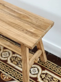 Sélection M Banc en teck recyclé – 120/140cm Sale