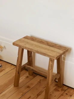 Sélection M Banc en teck recyclé – 40/50/60cm Sale