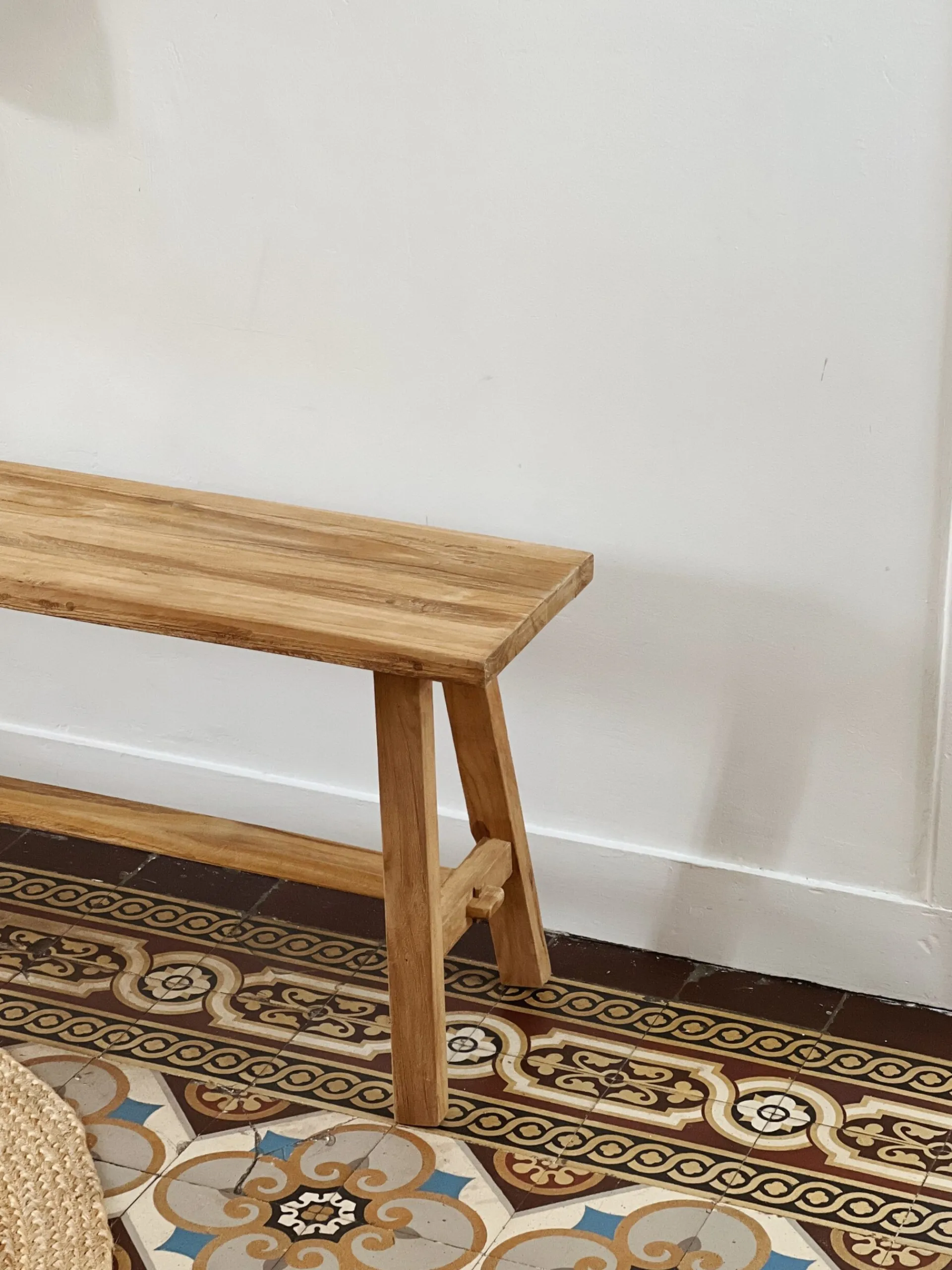 Sélection M Banc en teck recyclé – 80/100cm Clearance