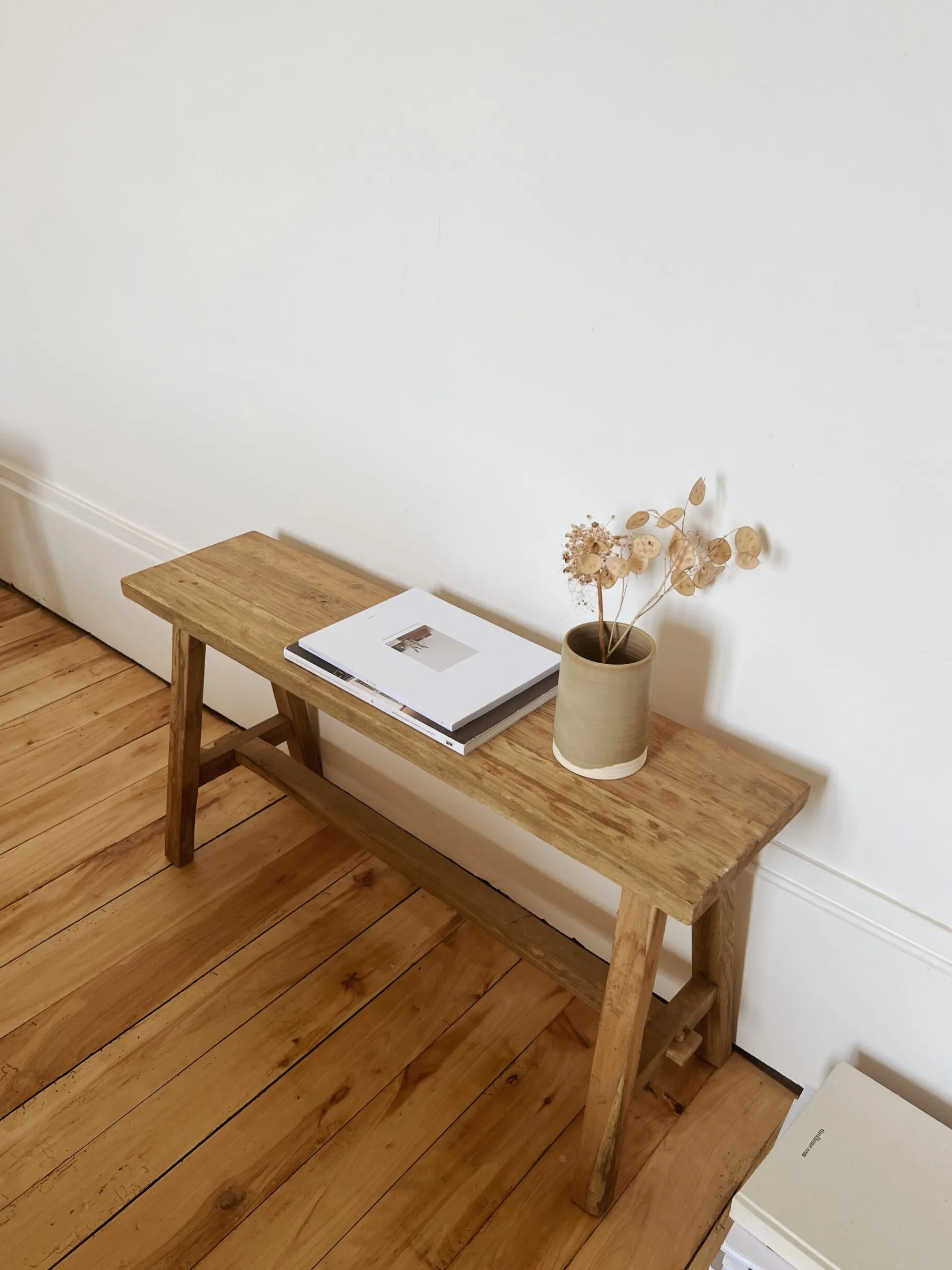 Sélection M Banc en teck recyclé – 80/100cm Clearance