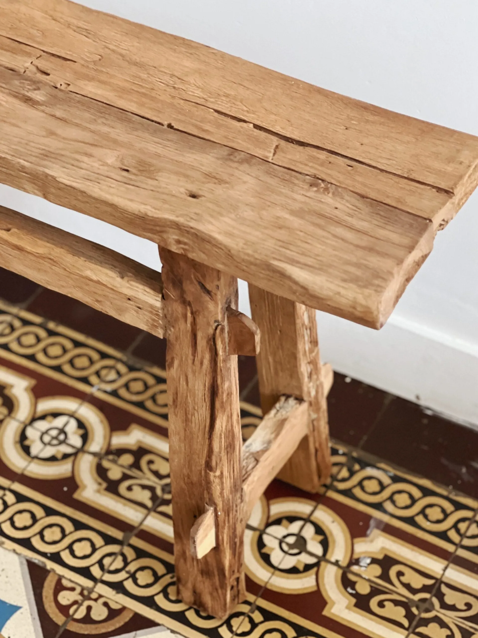 Sélection M Banc rustique en bois vieilli Best