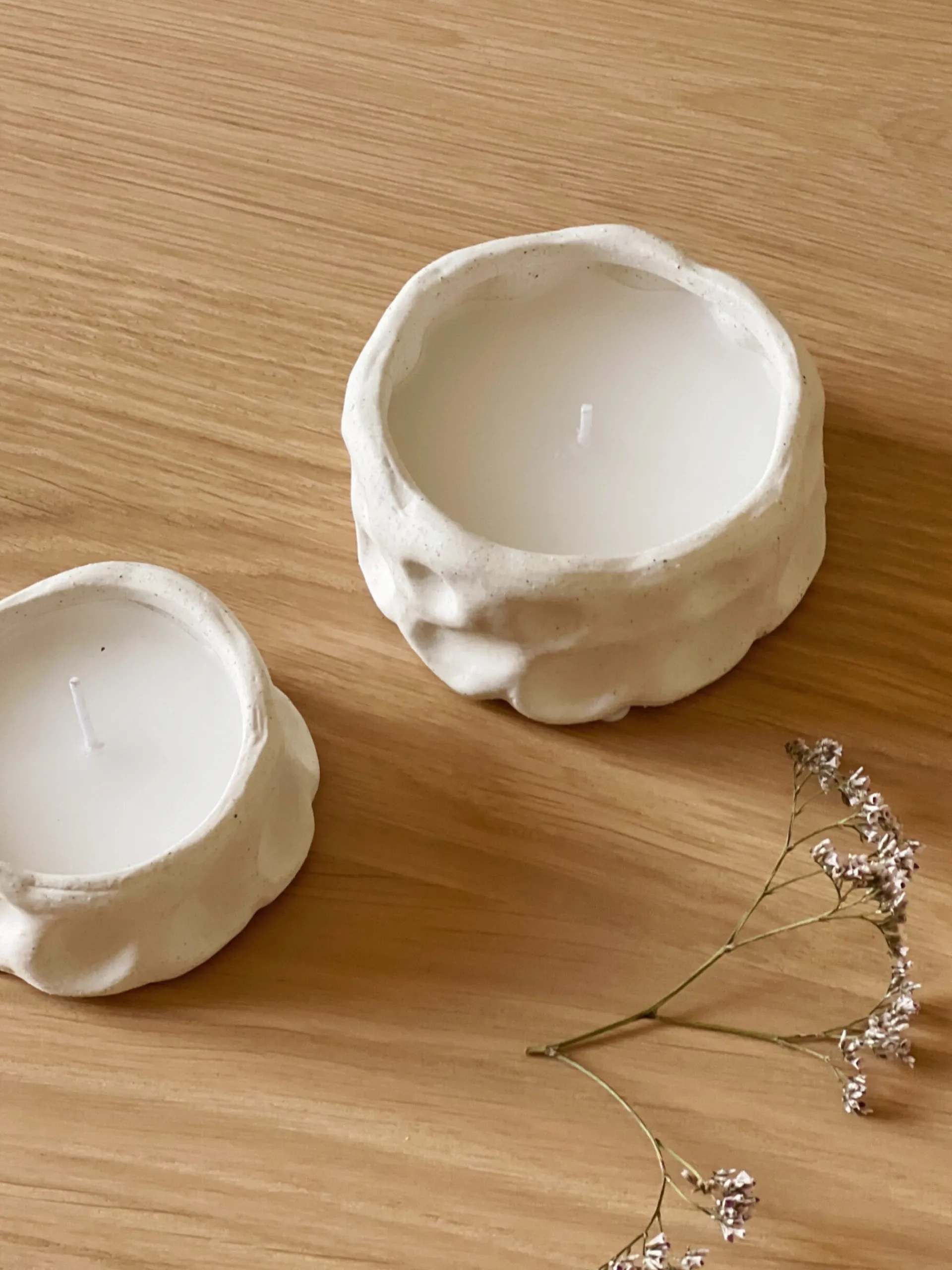 Sélection M Bougie en céramique relief Outlet