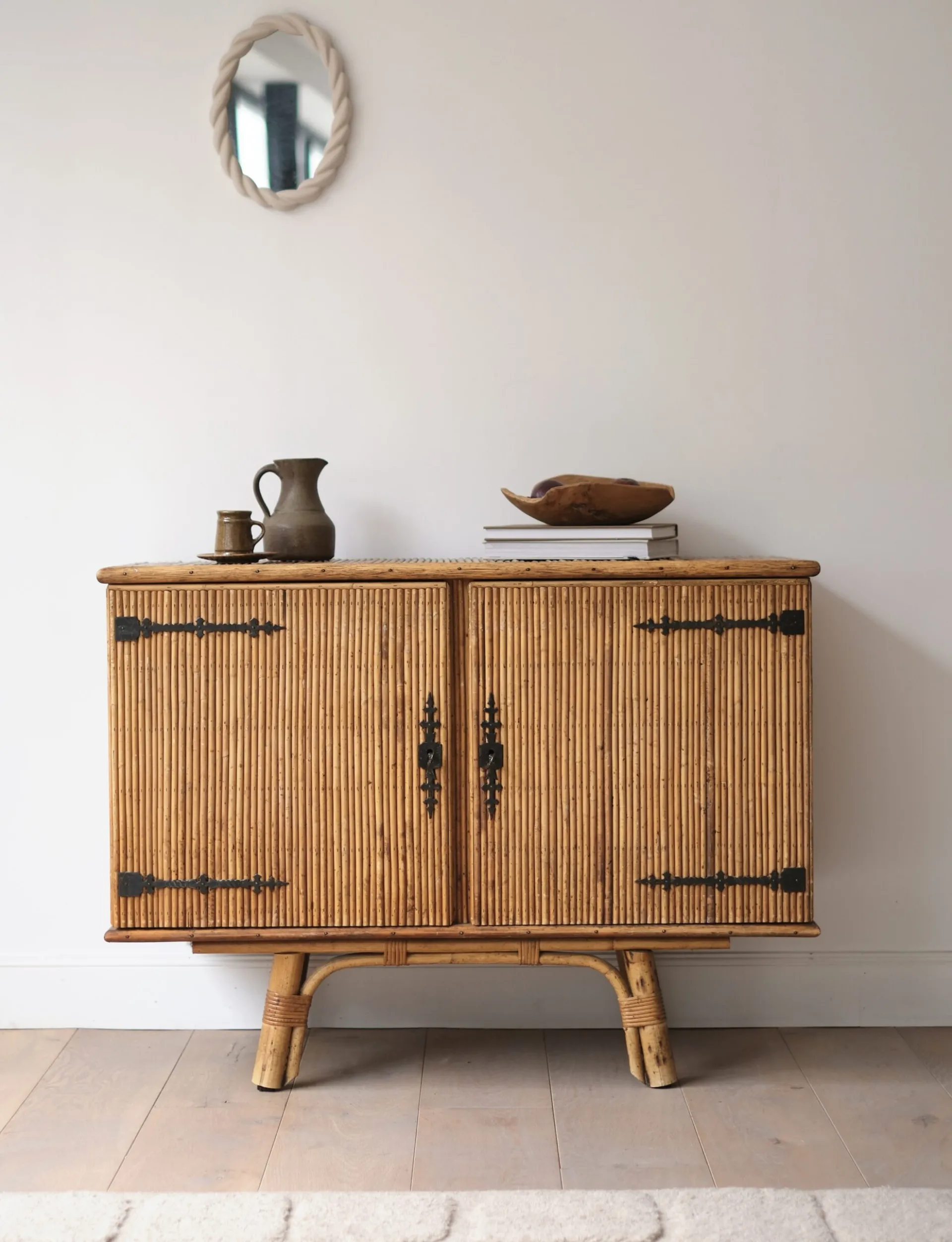 Sélection M Buffet en rotin tressé vintage style Audoux & Minet New