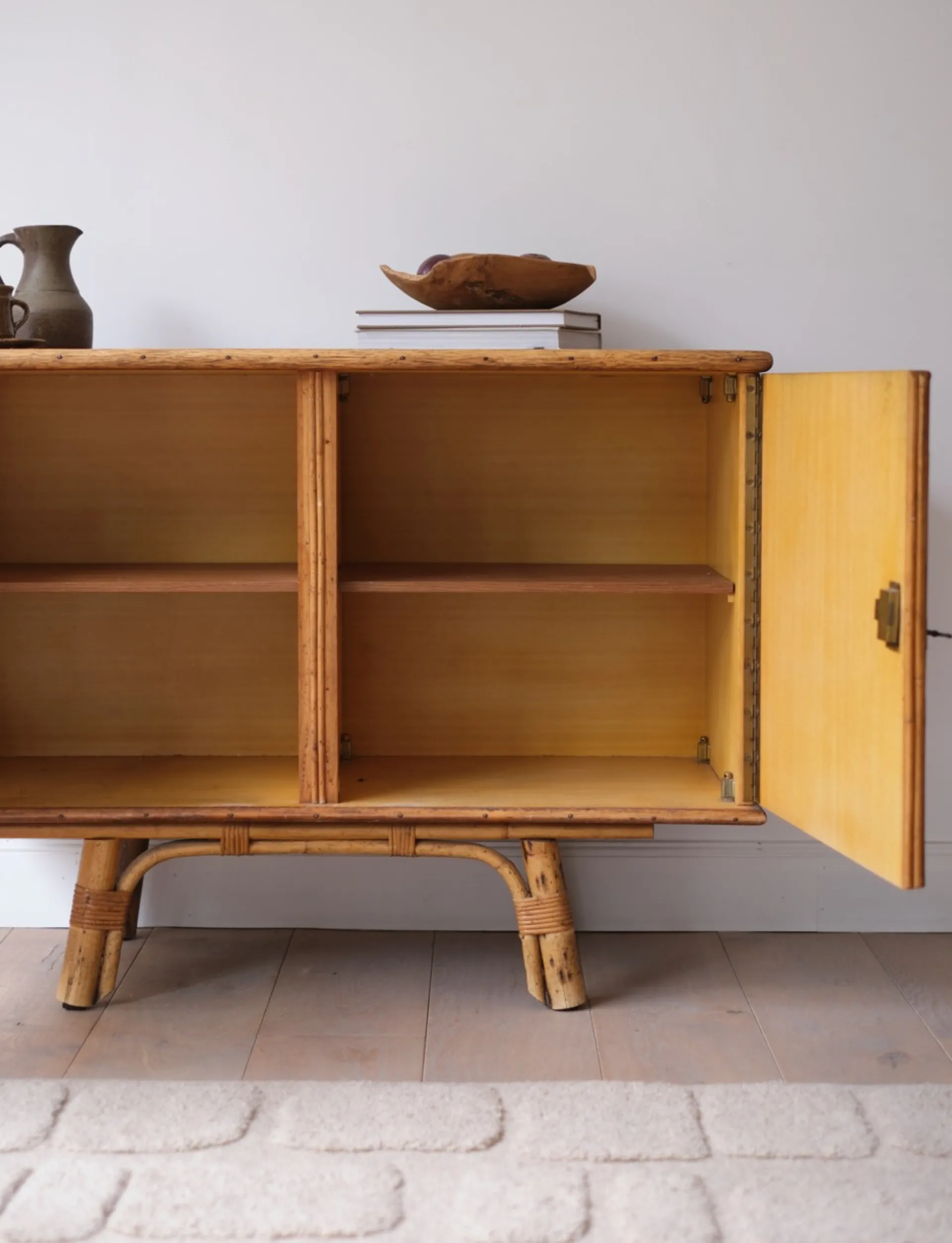 Sélection M Buffet en rotin tressé vintage style Audoux & Minet New