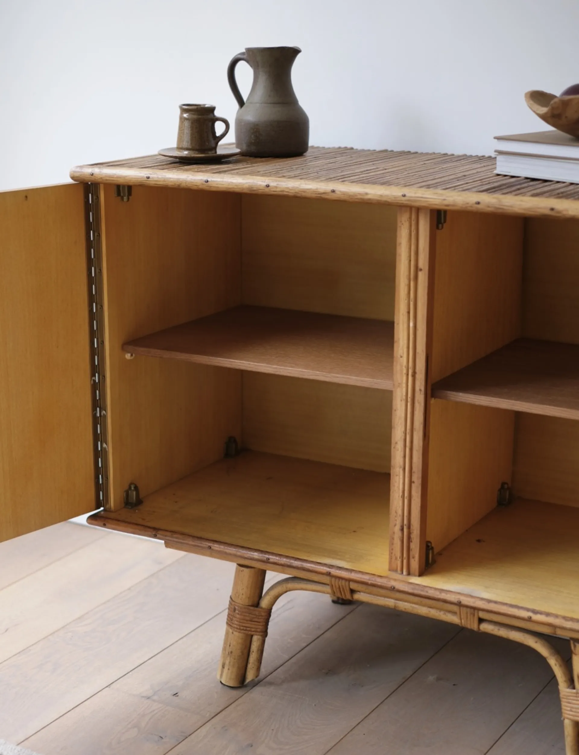 Sélection M Buffet en rotin tressé vintage style Audoux & Minet New