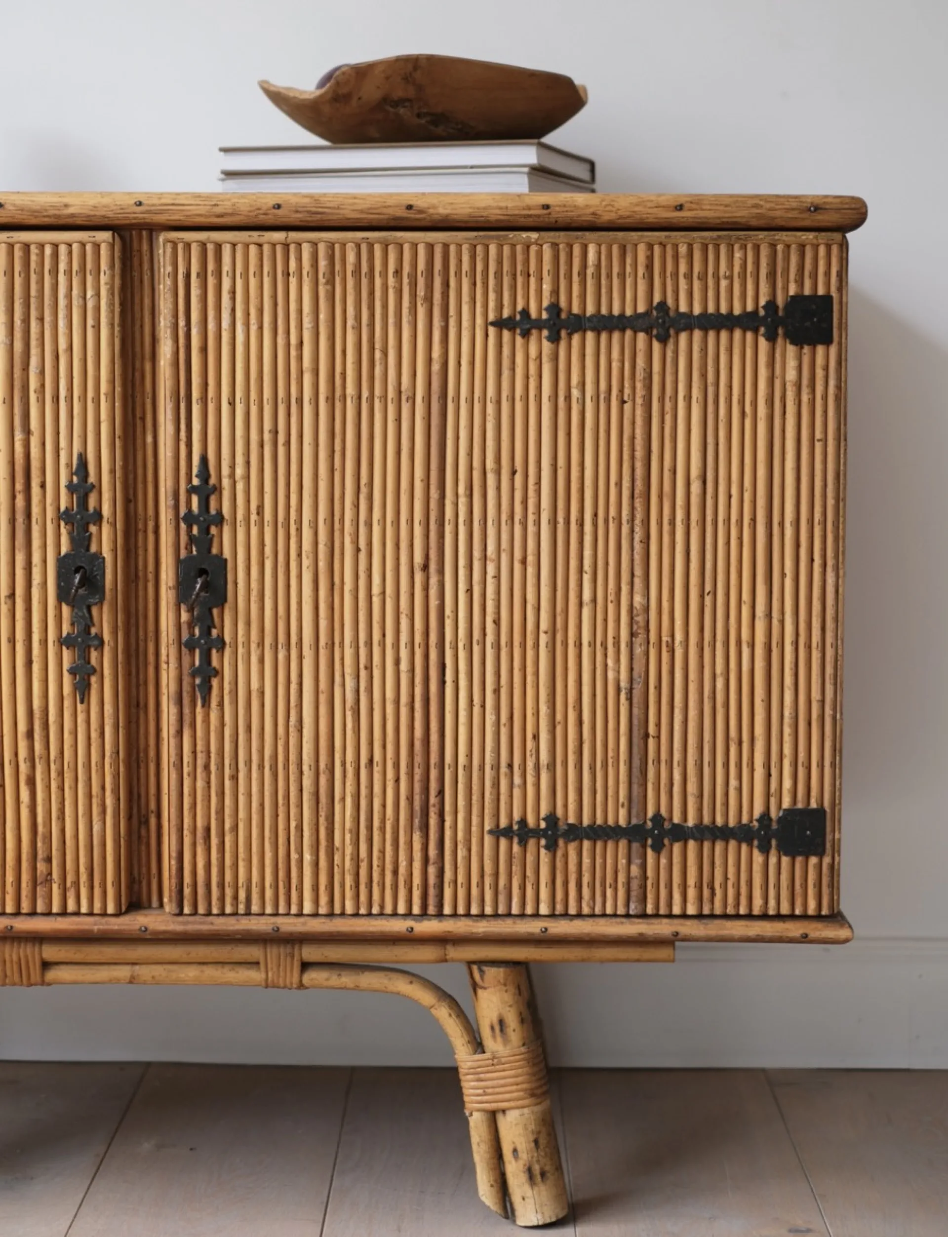 Sélection M Buffet en rotin tressé vintage style Audoux & Minet New