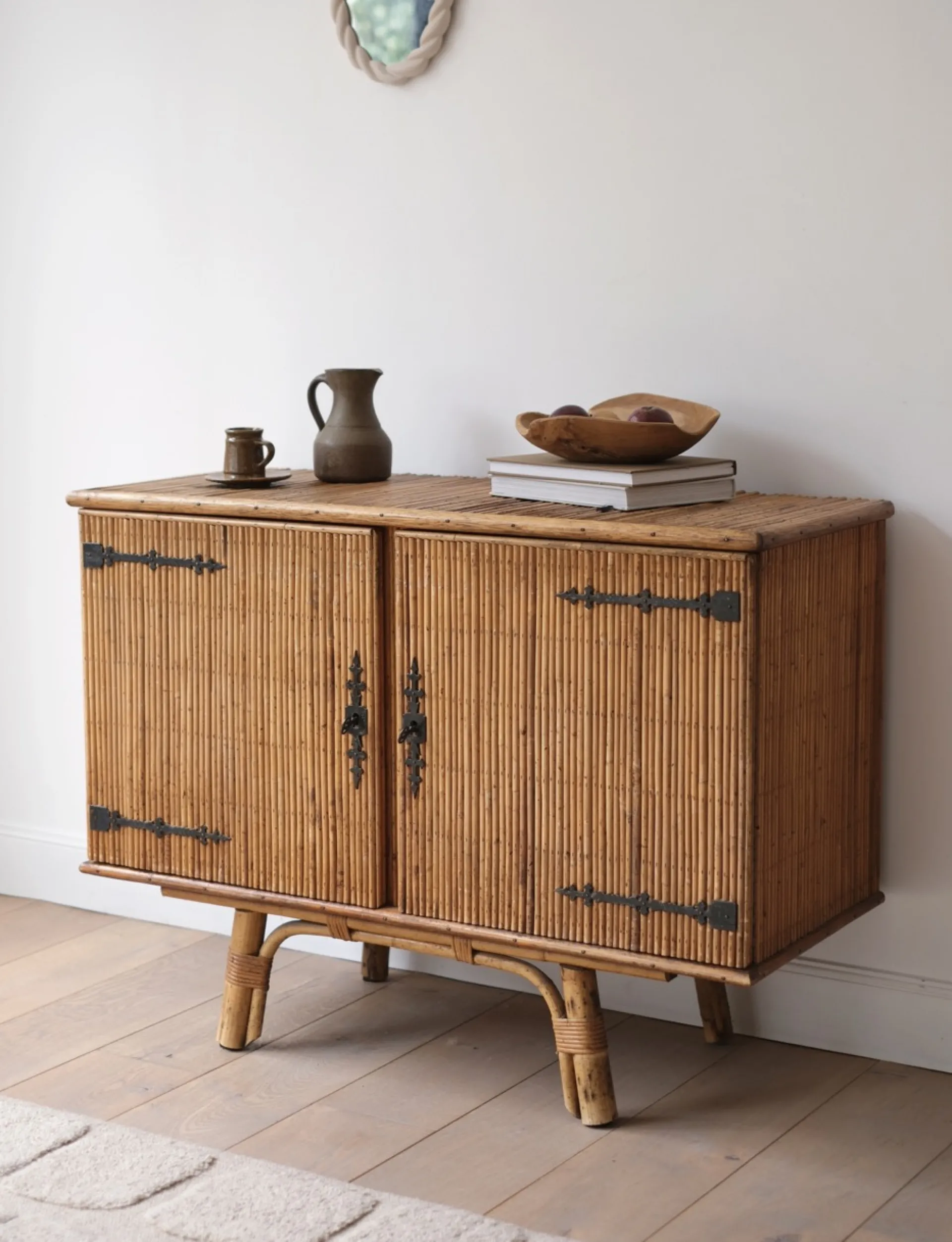 Sélection M Buffet en rotin tressé vintage style Audoux & Minet New