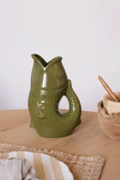 Sélection M Carafe Poisson “Glouglou” en Céramique Online