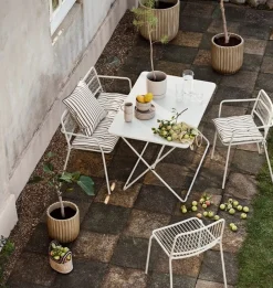 Sélection M Chaise de jardin en métal beige New