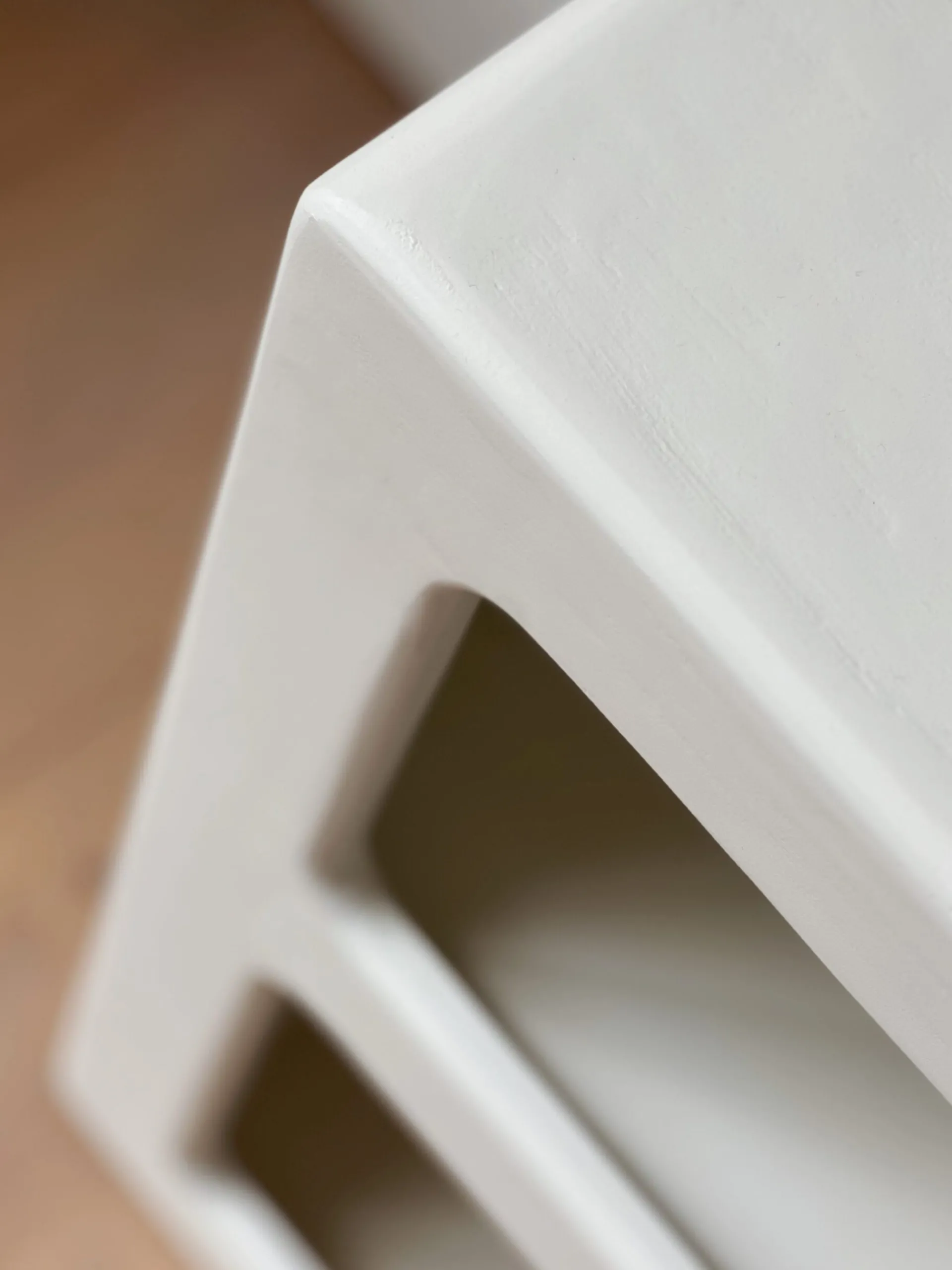 Sélection M Chevet effet béton ciré blanc cassé New