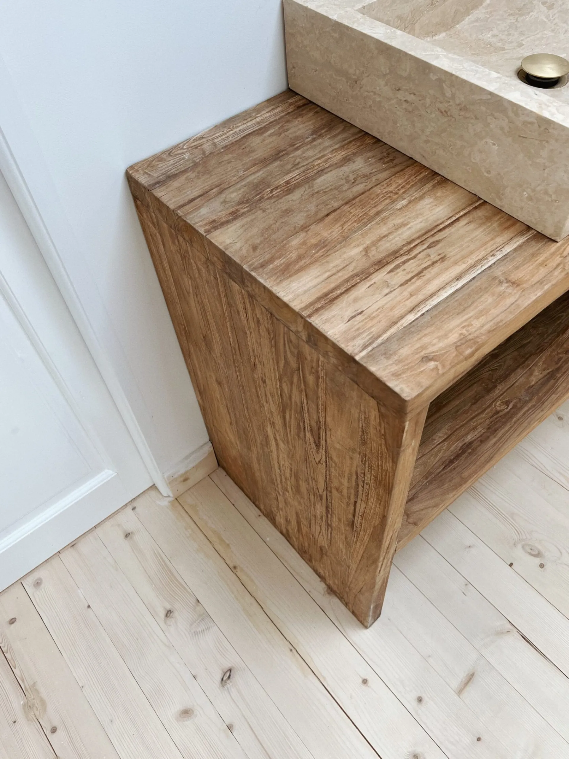 Sélection M Console en teck recyclé – salle de bain Hot