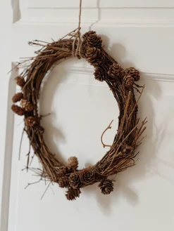 Sélection M Couronne de Noël en branchages