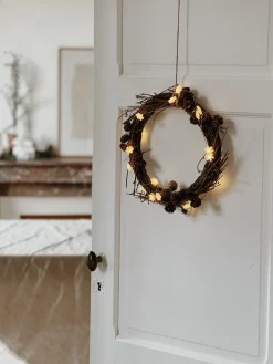 Sélection M Couronne de Noël en branchages