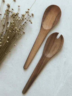 Sélection M Couverts à salade en bois Discount