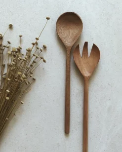 Sélection M Couverts à salade en bois Discount