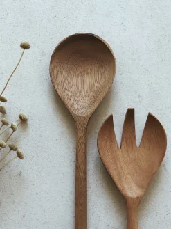 Sélection M Couverts à salade en bois Discount