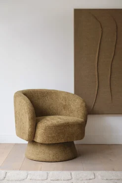 Sélection M Fauteuil cocon pivotant bronze Outlet