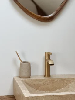 Sélection M Gobelet de salle de bain en grès New