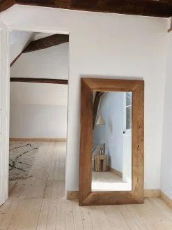 Sélection M Grand miroir en teck recyclé Best