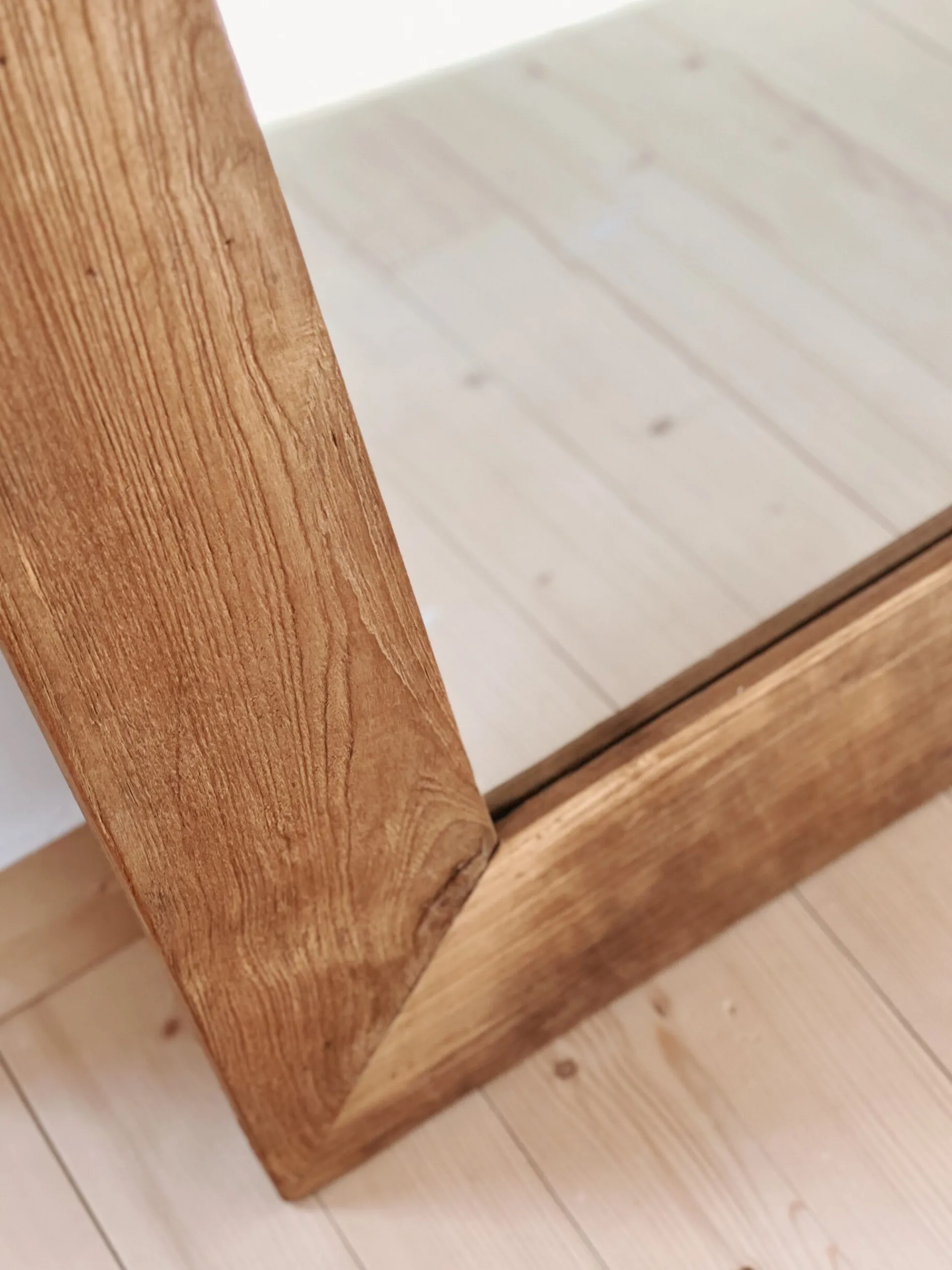 Sélection M Grand miroir en teck recyclé Best