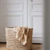 Sélection M Grand panier de rangement en paille fait main Outlet