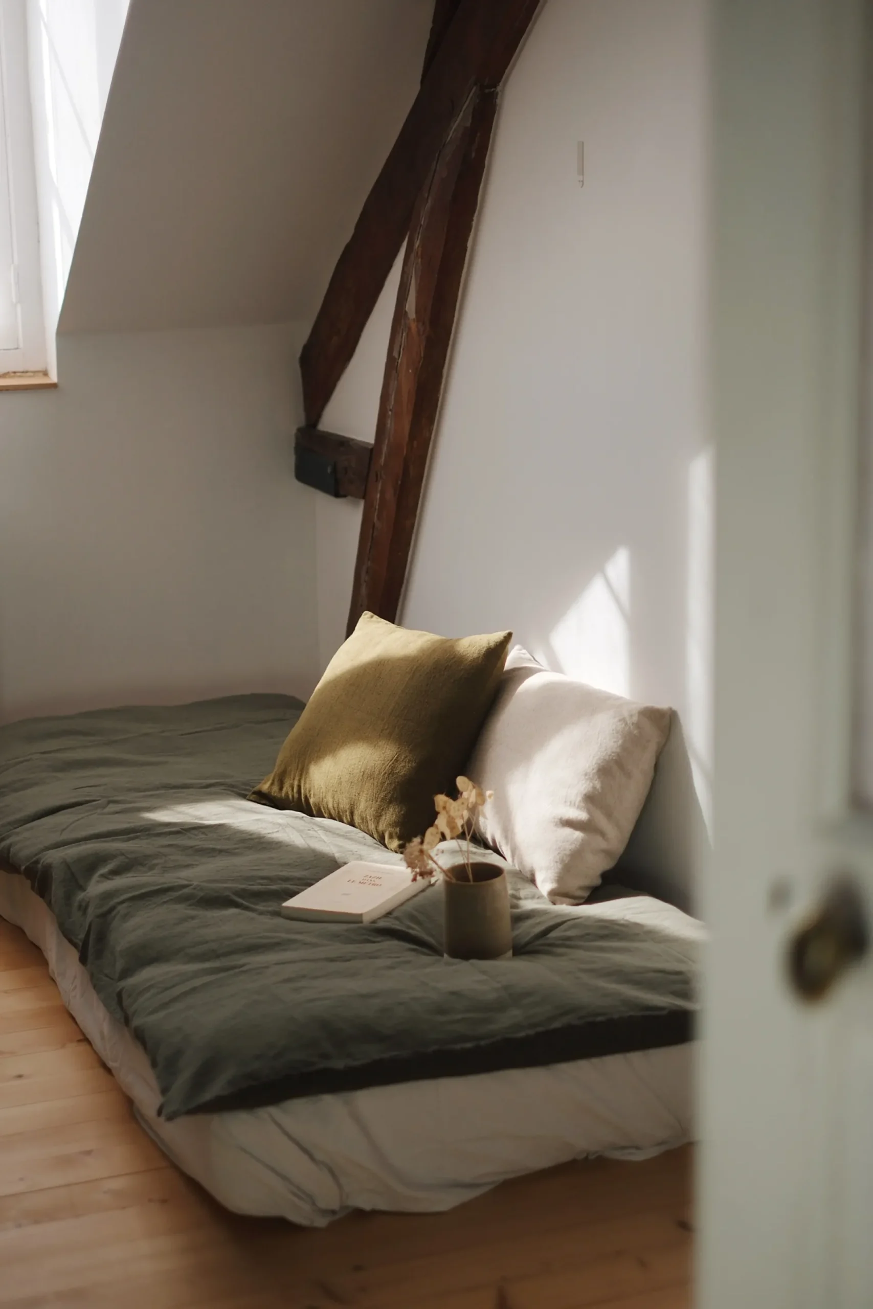 Sélection M Housse d’édredon lin et coton Clearance