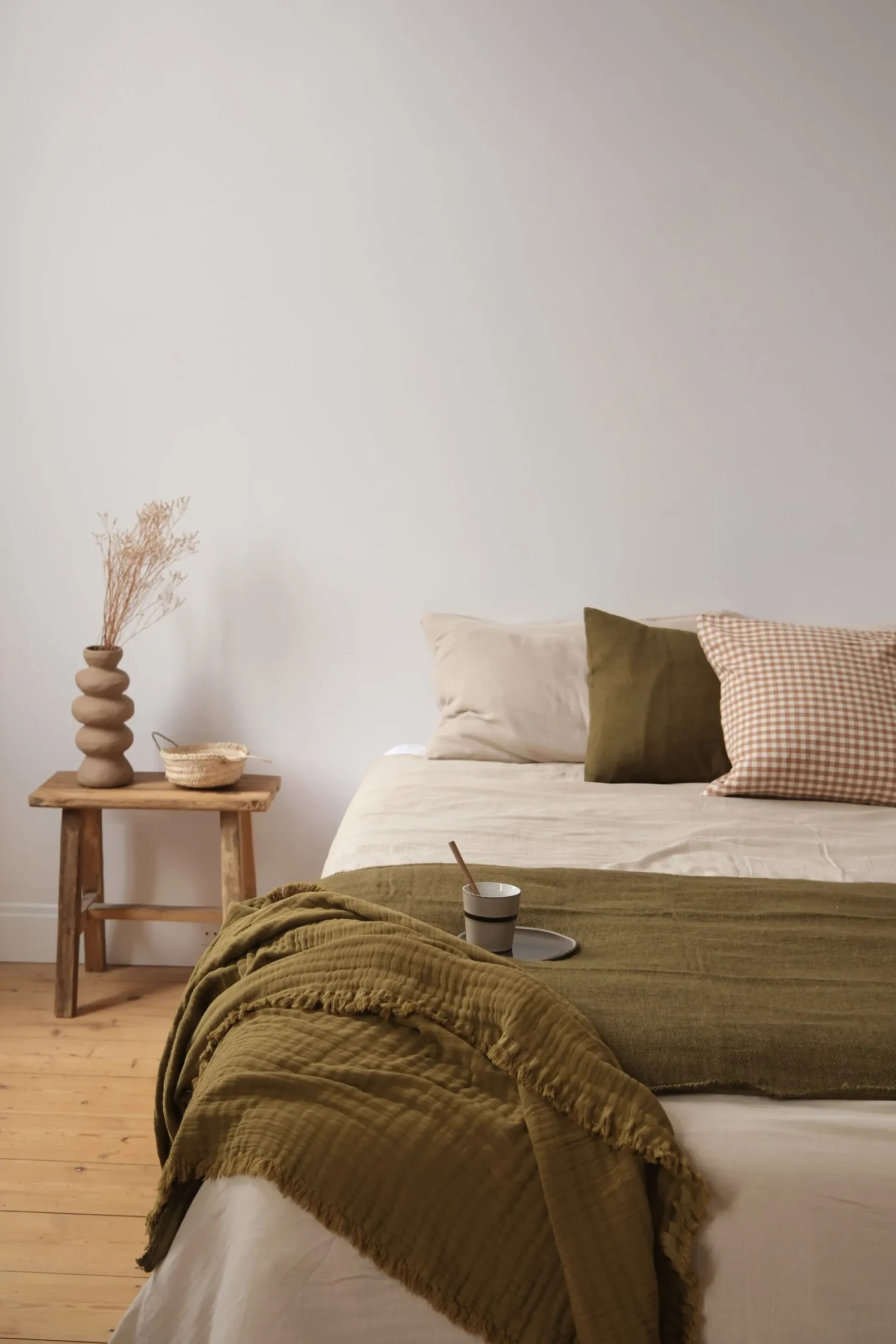 Sélection M Housse d’édredon vert Olive Discount