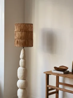 Sélection M Lampadaire boule en papier mâché Online