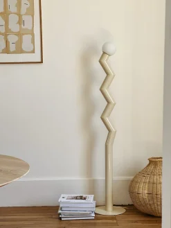 Sélection M Lampadaire en métal Zigzag Discount