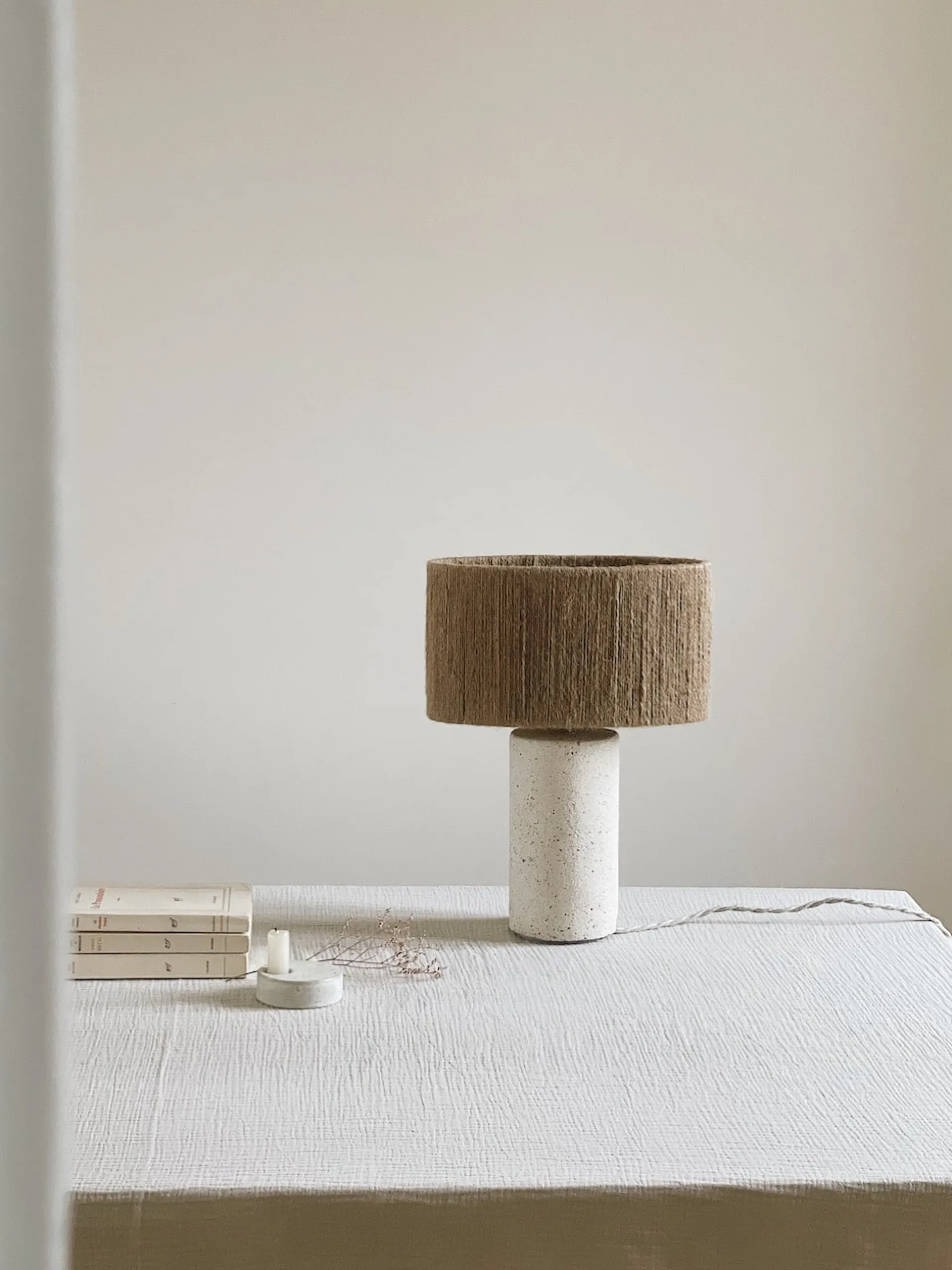 Sélection M Lampe à Poser en Béton “Honorine” Outlet