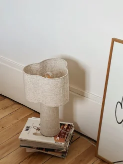 Sélection M Lampe Rosa en toile beige Outlet