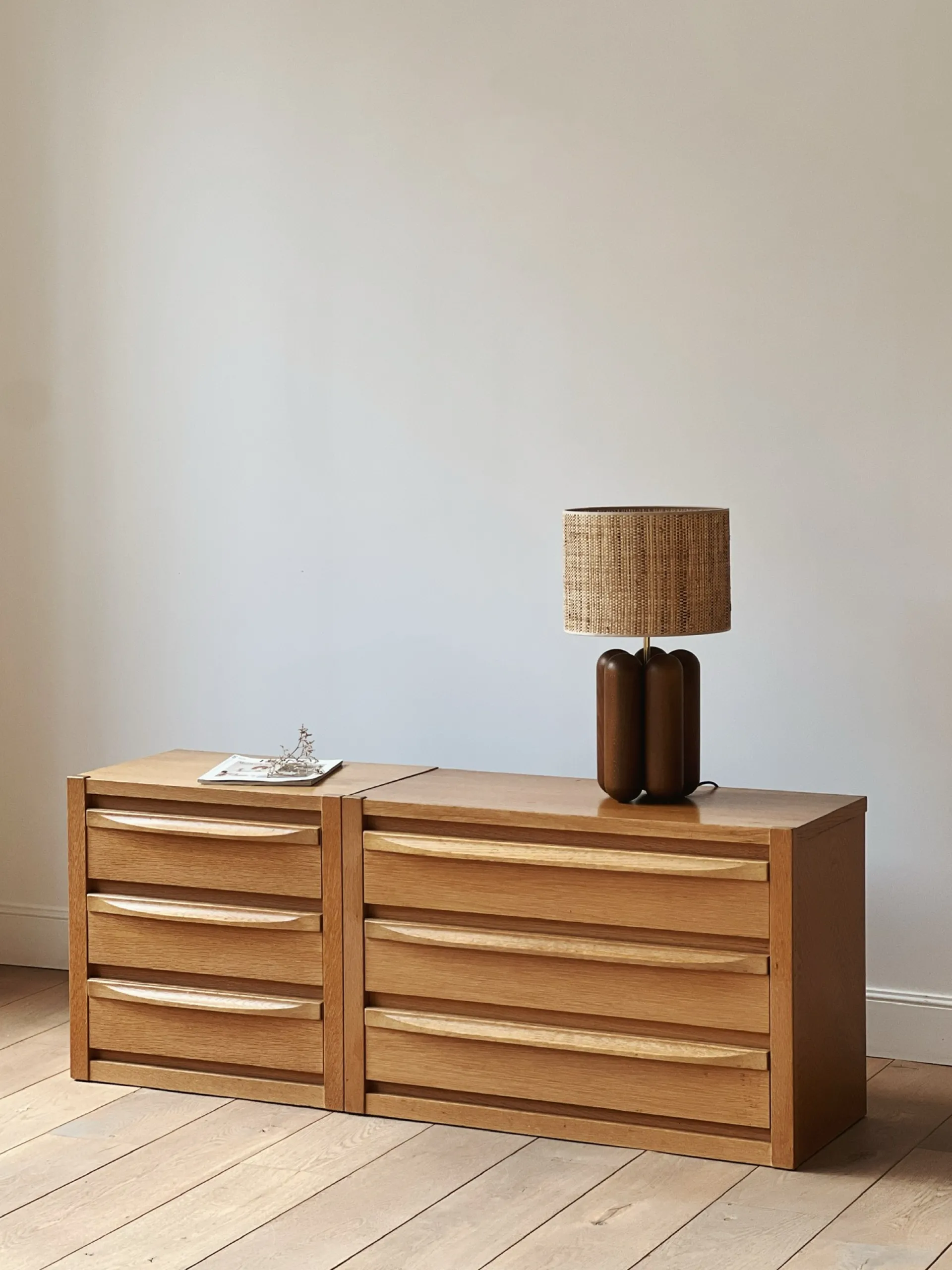 Sélection M Meuble bas en bois à tiroirs New