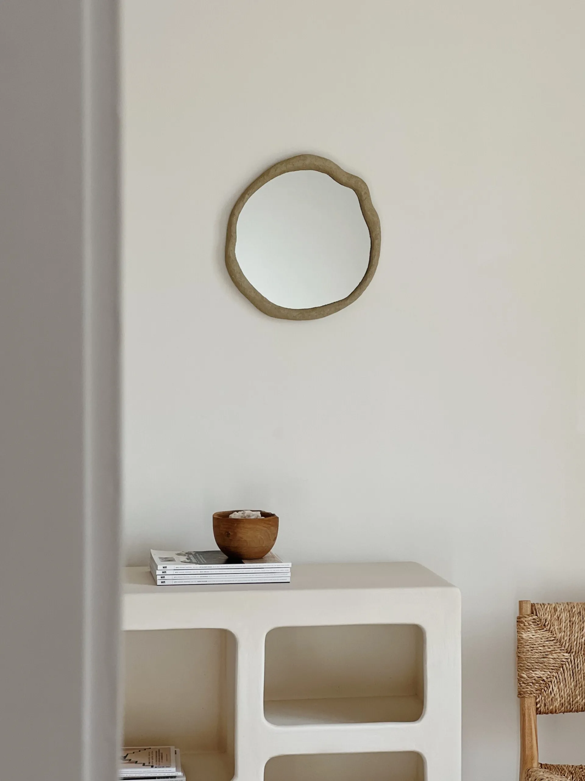 Sélection M Miroir en résine de forme organique Outlet