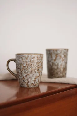 Sélection M Mug rustique en grès émaillé – 2 modèles Best