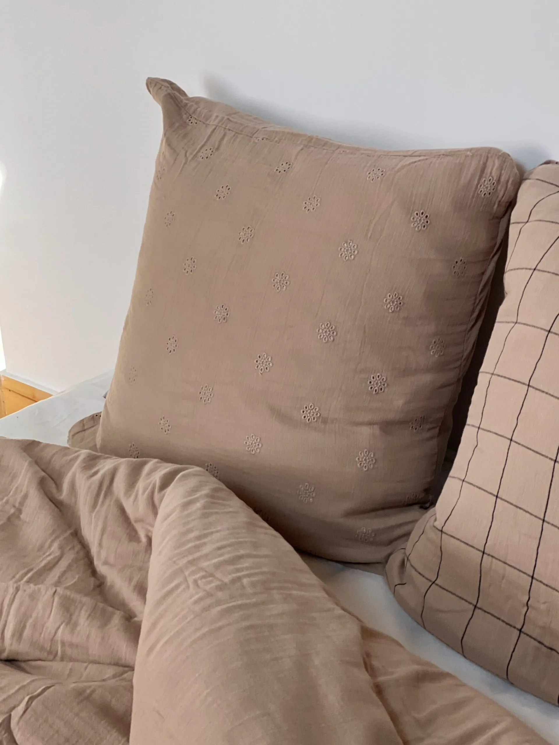 Sélection M Paire de taies d’oreiller en gaze de coton New