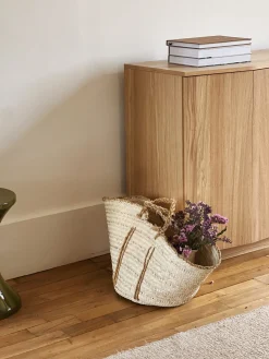 Sélection M Panier en feuille de palmier New