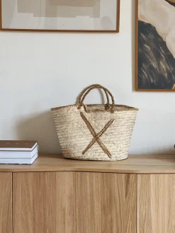 Sélection M Panier en feuille de palmier New