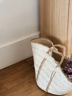 Sélection M Panier en feuille de palmier New