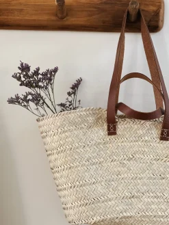 Sélection M Paniers avec anses en cuir New