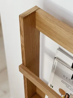 Sélection M Porte magazines mural en bois large Best