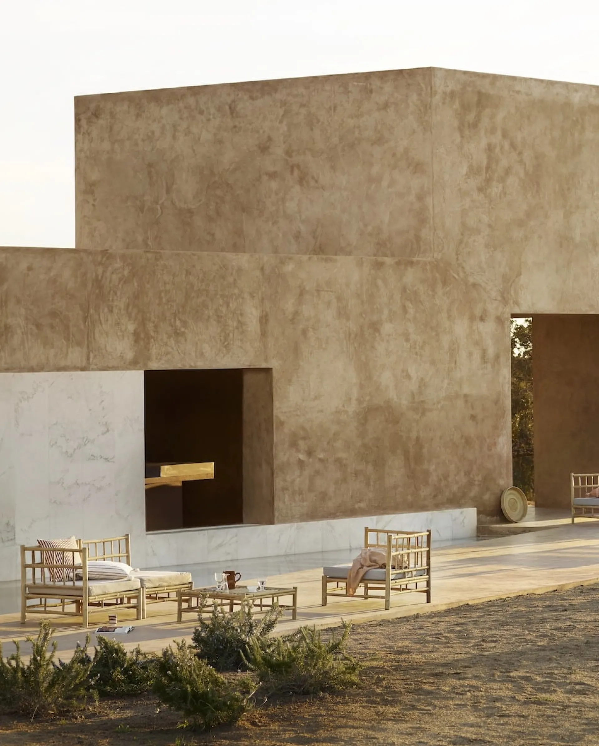 Sélection M Salon de Jardin en Bambou Modulable Discount