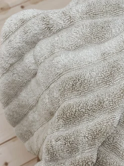 Sélection M Serviette de toilette gauffrée beige