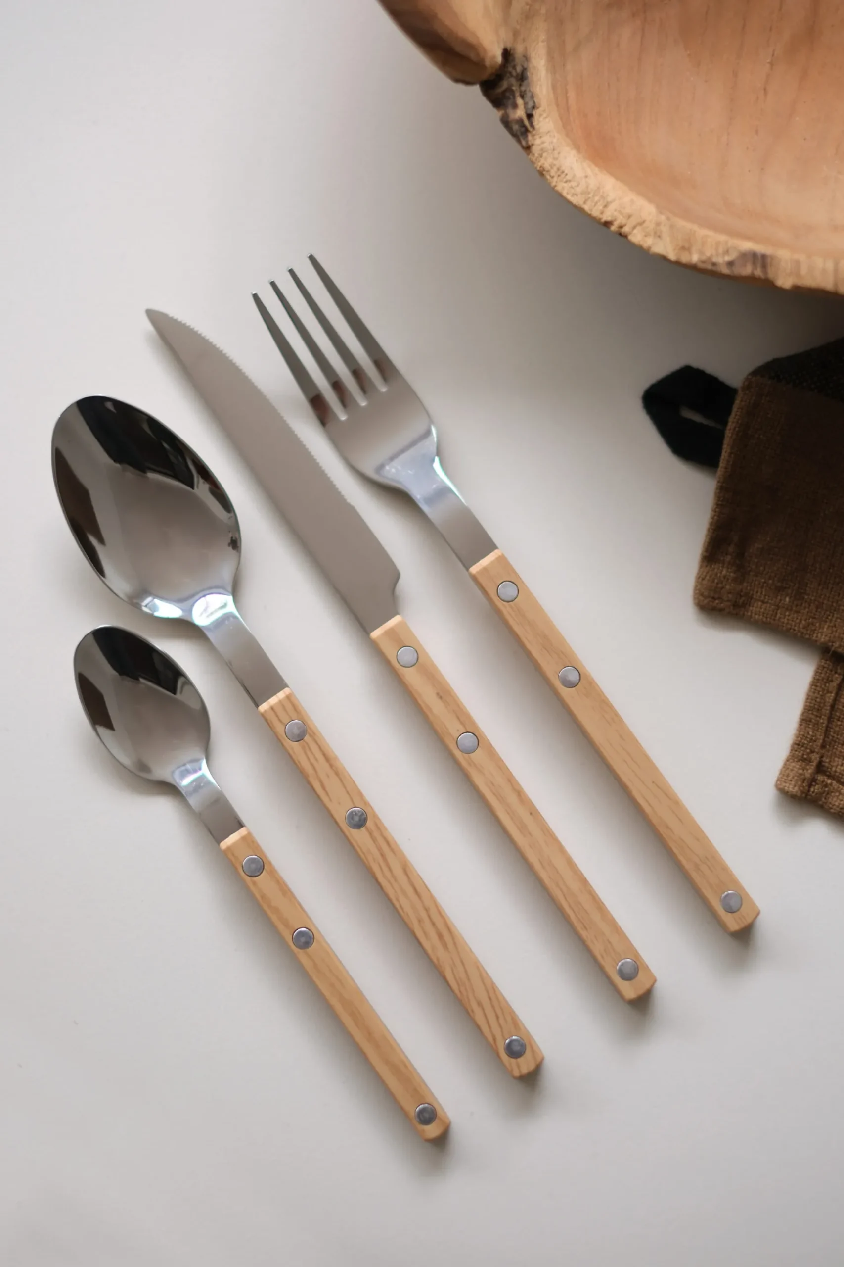 Sélection M Set de 4 couverts en acier inoxydable