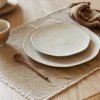 Sélection M Set de table en coton beige Sale
