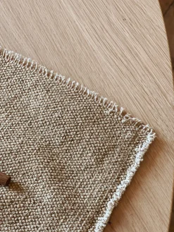 Sélection M Set de table en coton beige Sale